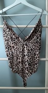 Dynamite Leopard print bodysuit